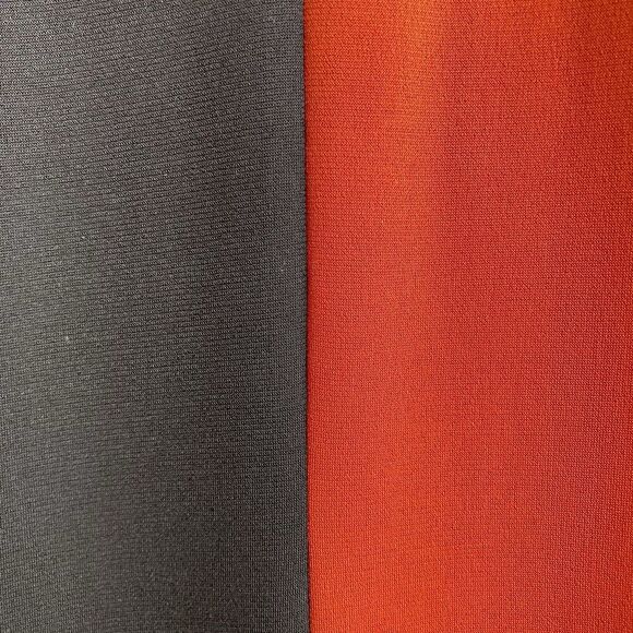 Zara Women's Red Black Color Block Wrap Dress Size M Bold Statement Retro‎ Chic - Picture 3 of 11